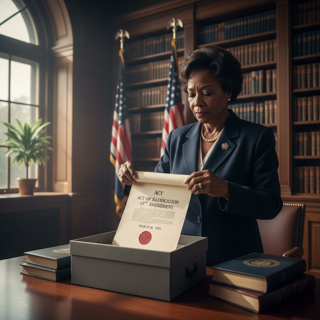 מיסיסיפי מאשררת סופית את התיקון ה-13 לחוקה האמריקאית, המבטל את העבדות