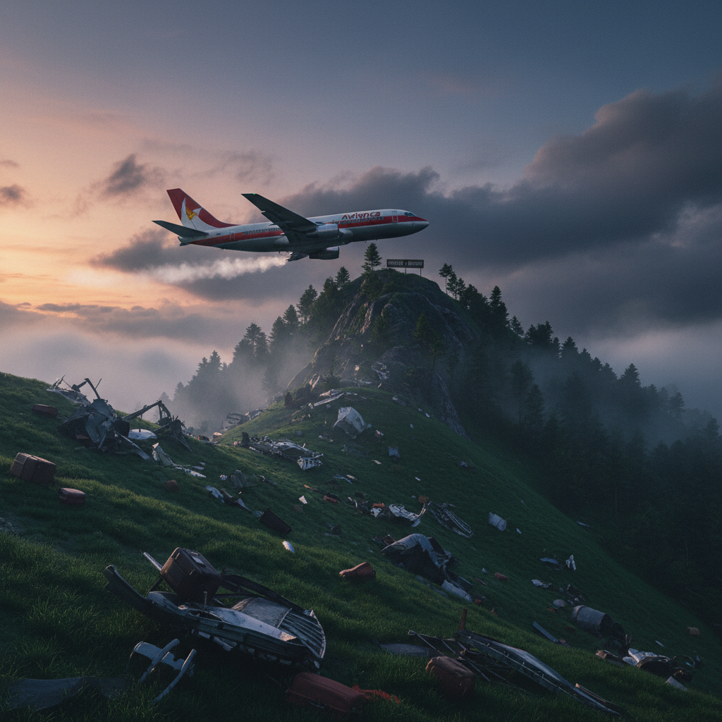 התרסקות מטוס בואינג קולומביאני ליד הגבול עם ונצואלה