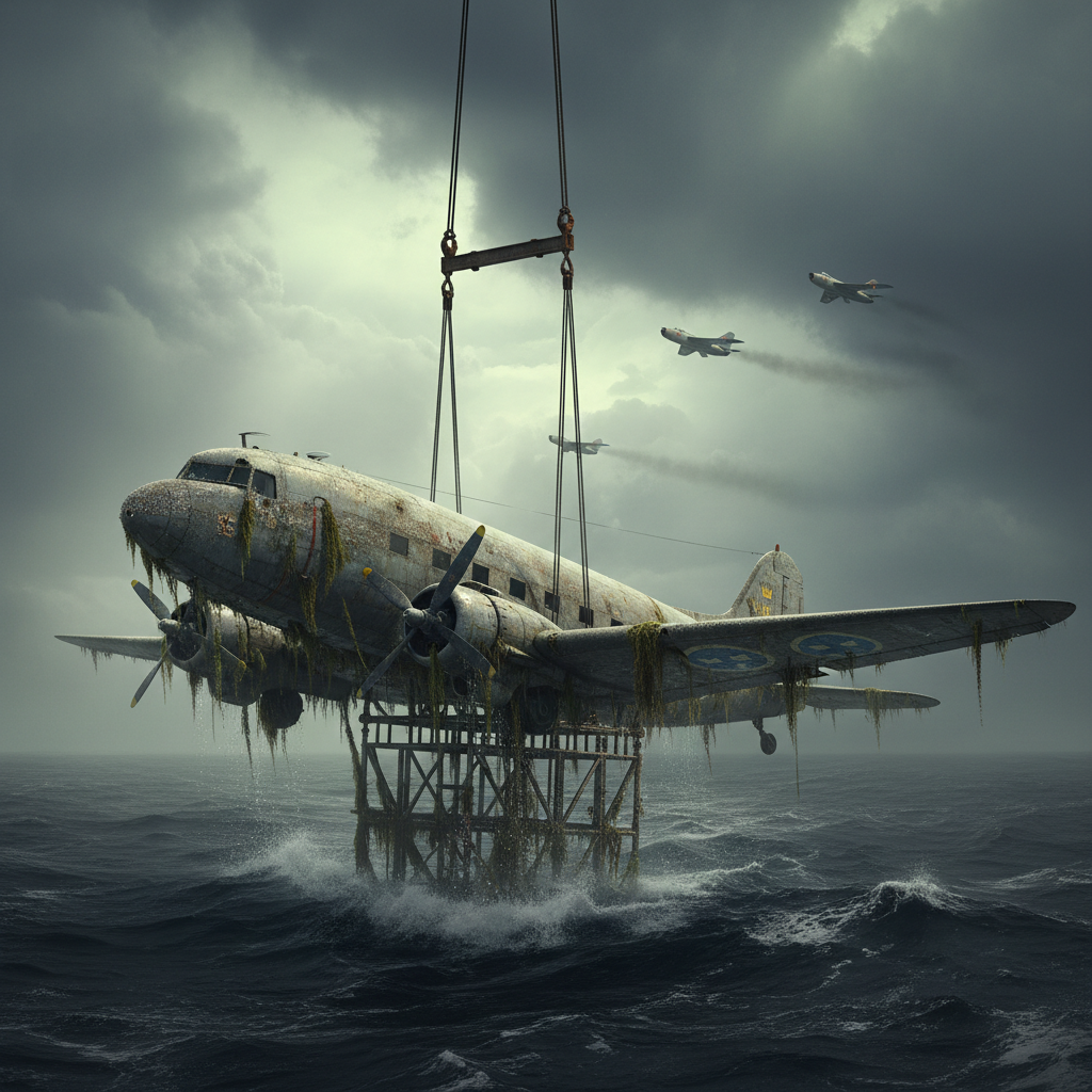 מטוס DC-3 שוודי שהופל על ידי ברית המועצות נמצא אחרי עשורים