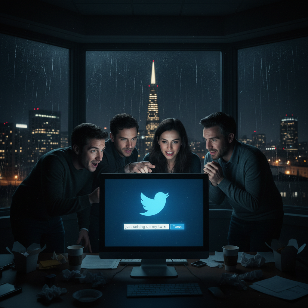 ההשקה של טוויטר, הרשת החברתית החדשה