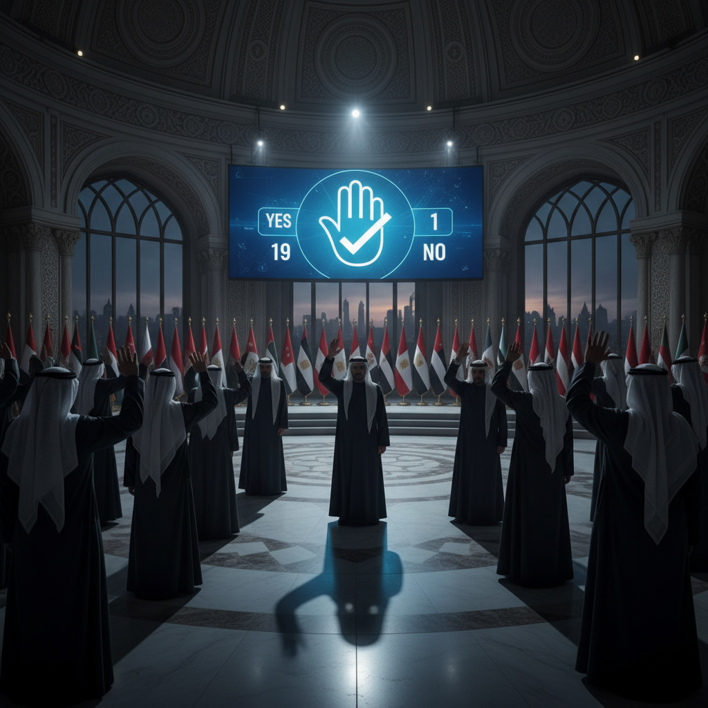 הליגה הערבית מצביעה נגד הפלישה האמריקאית לעיראק