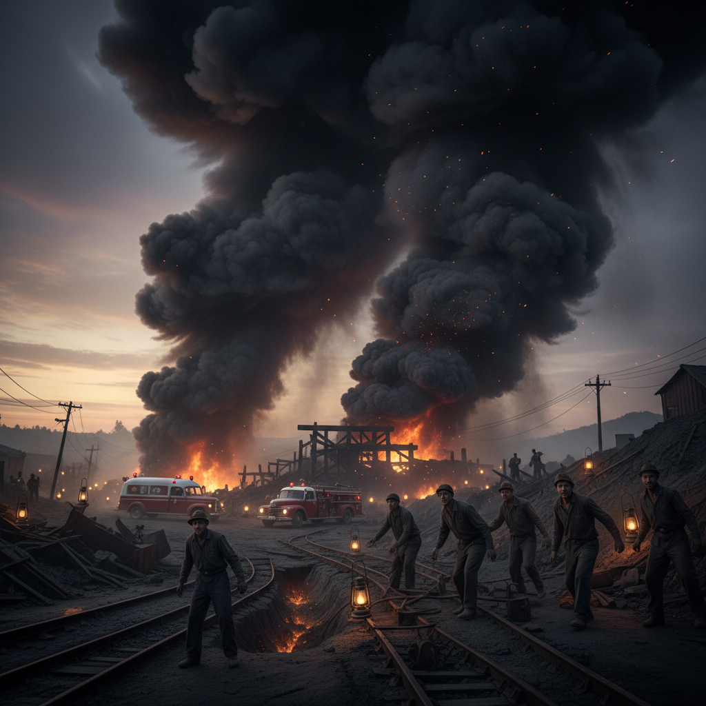 פיצוץ במכרה פחם בסנטרליה, אילינוי הורג 111 כורים