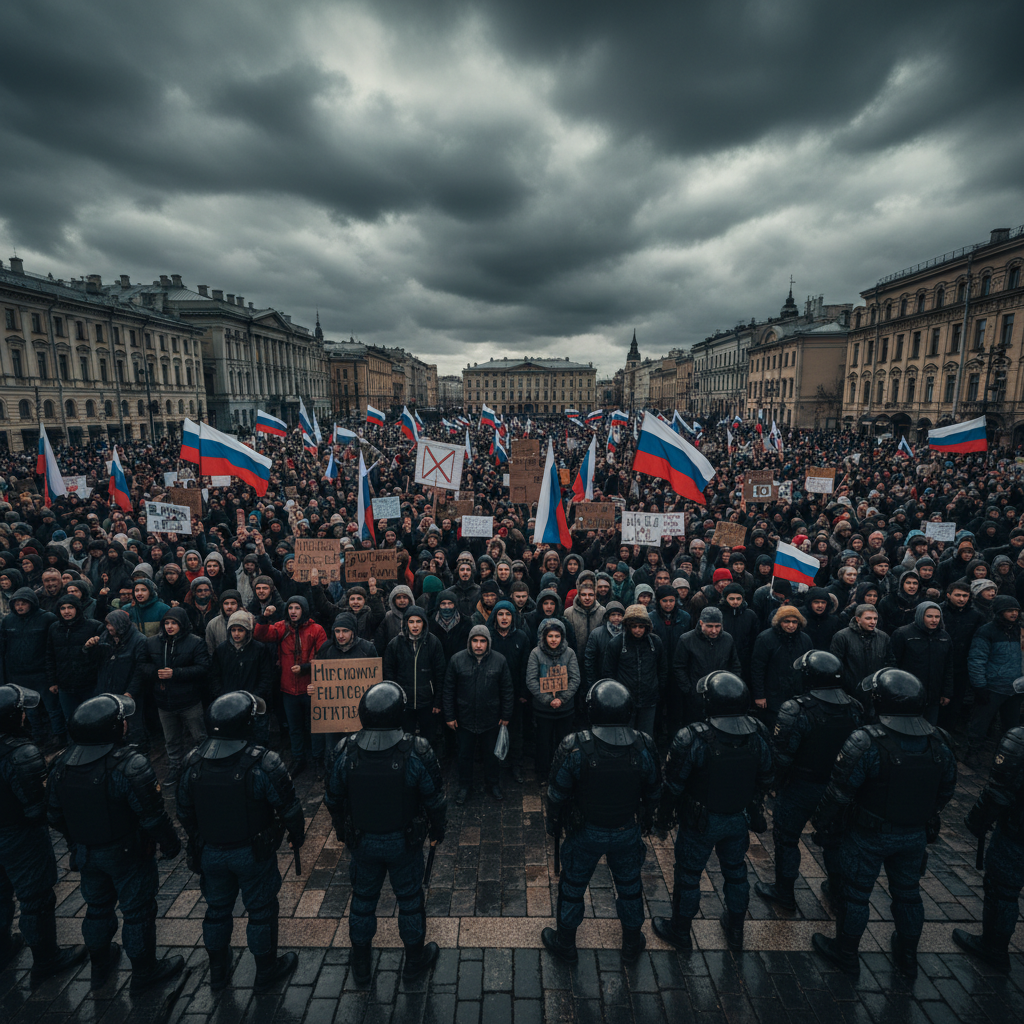 מחאות נגד שחיתות ברחבי רוסיה ב-99 ערים