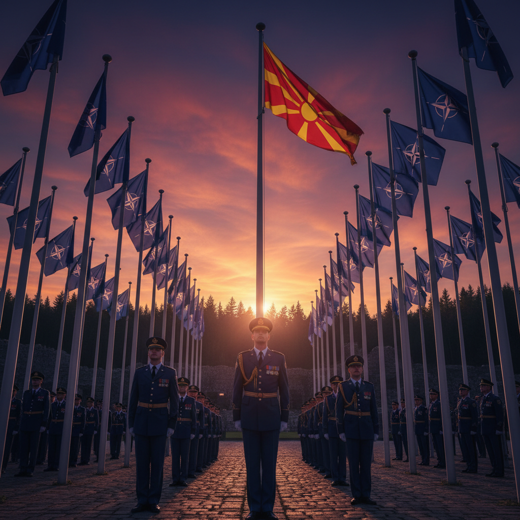 מקדוניה הצפונית מצטרפת כחברה ה-30 בנאט"ו