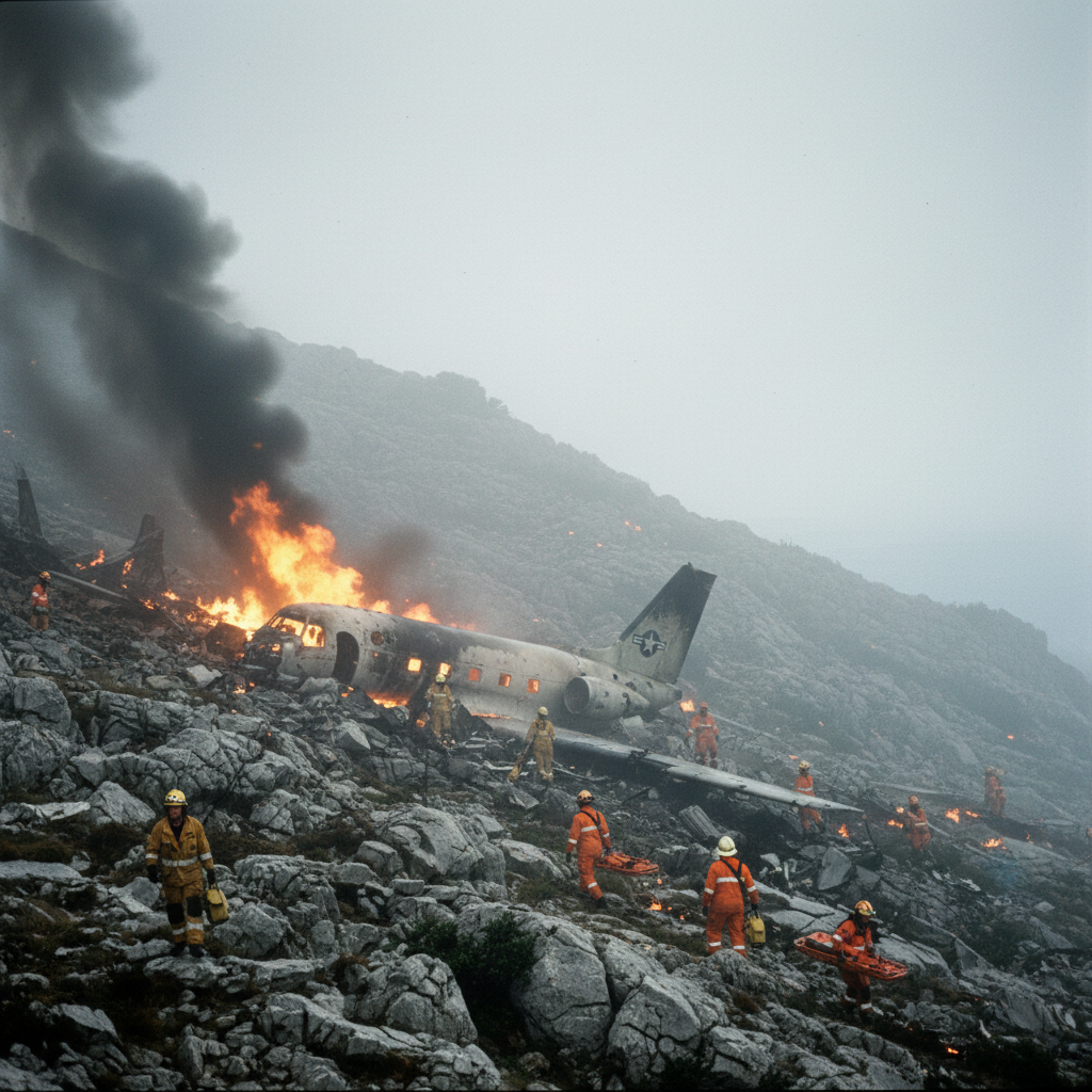 התרסקות מטוס צבאי אמריקאי בקרואטיה: שר המסחר בין ההרוגים