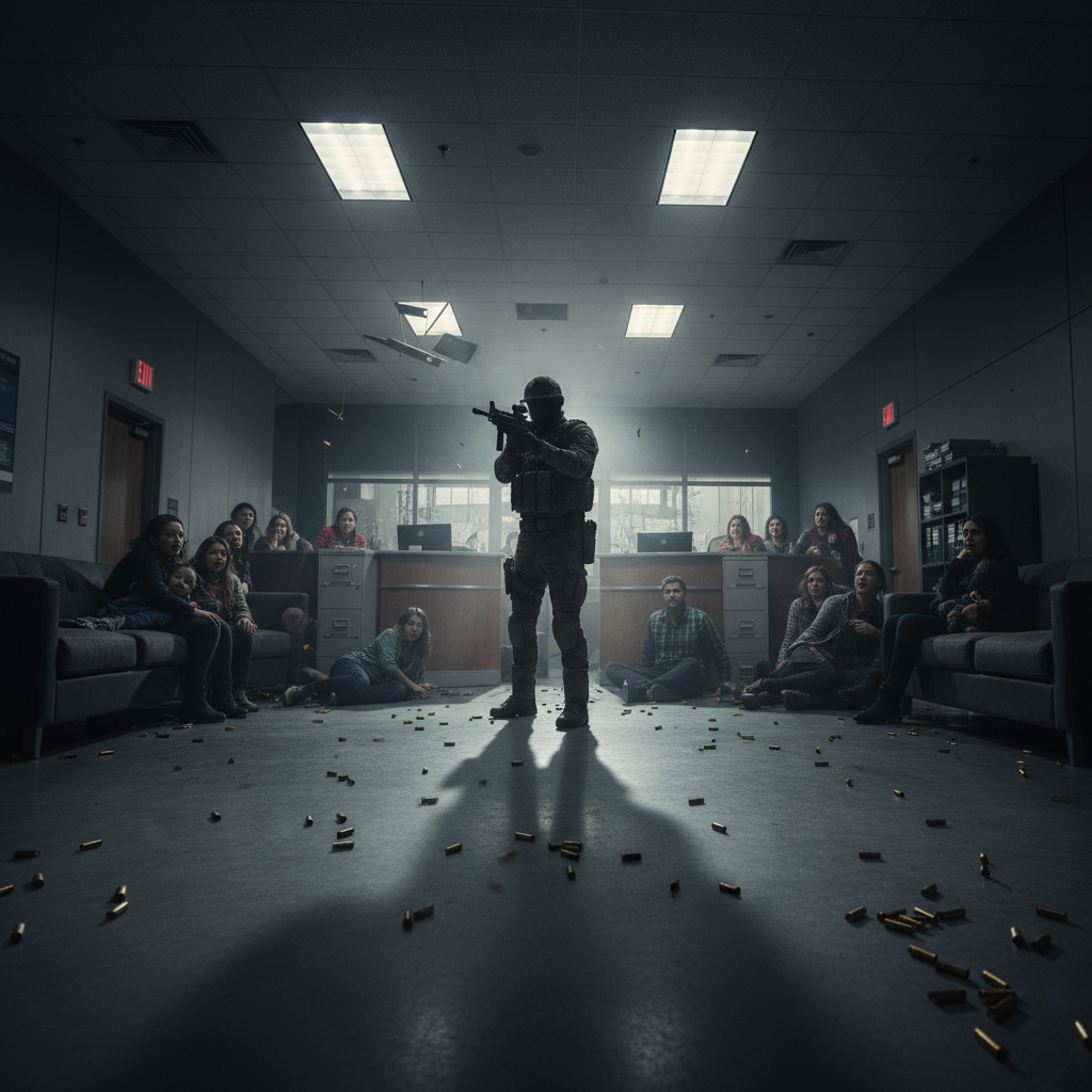 טבח במרכז הגירה בניו יורק: ירי המוני