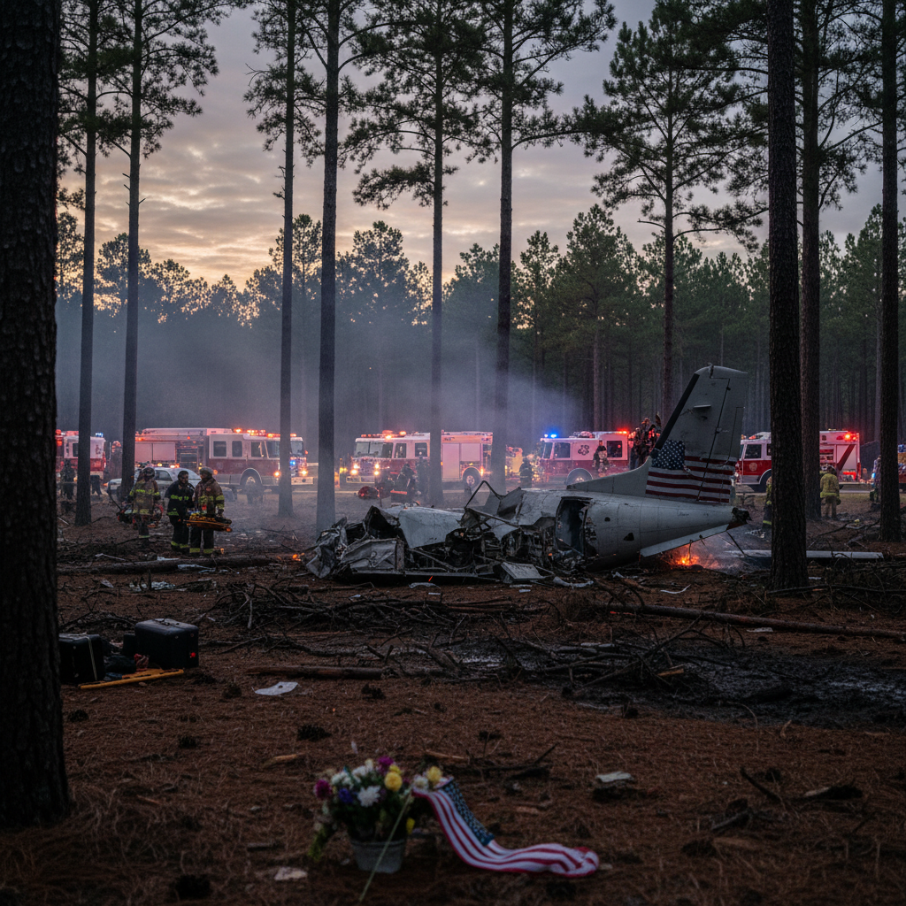 התרסקות מטוס בג'ורג'יה: סנאטור ואסטרונאוט בין ההרוגים