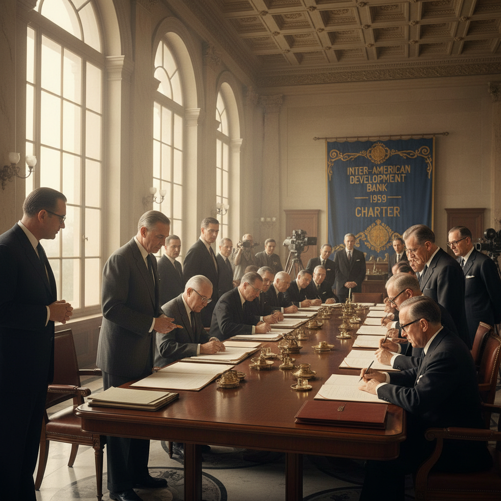 הקמת הבנק הבין-אמריקאי לפיתוח (IDB)