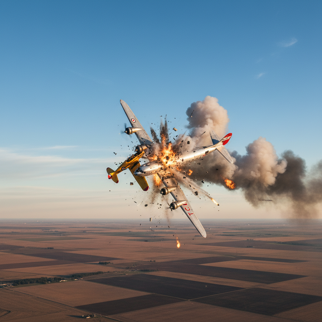 אסון התנגשות מטוסים מעל מוז ג'או, קנדה