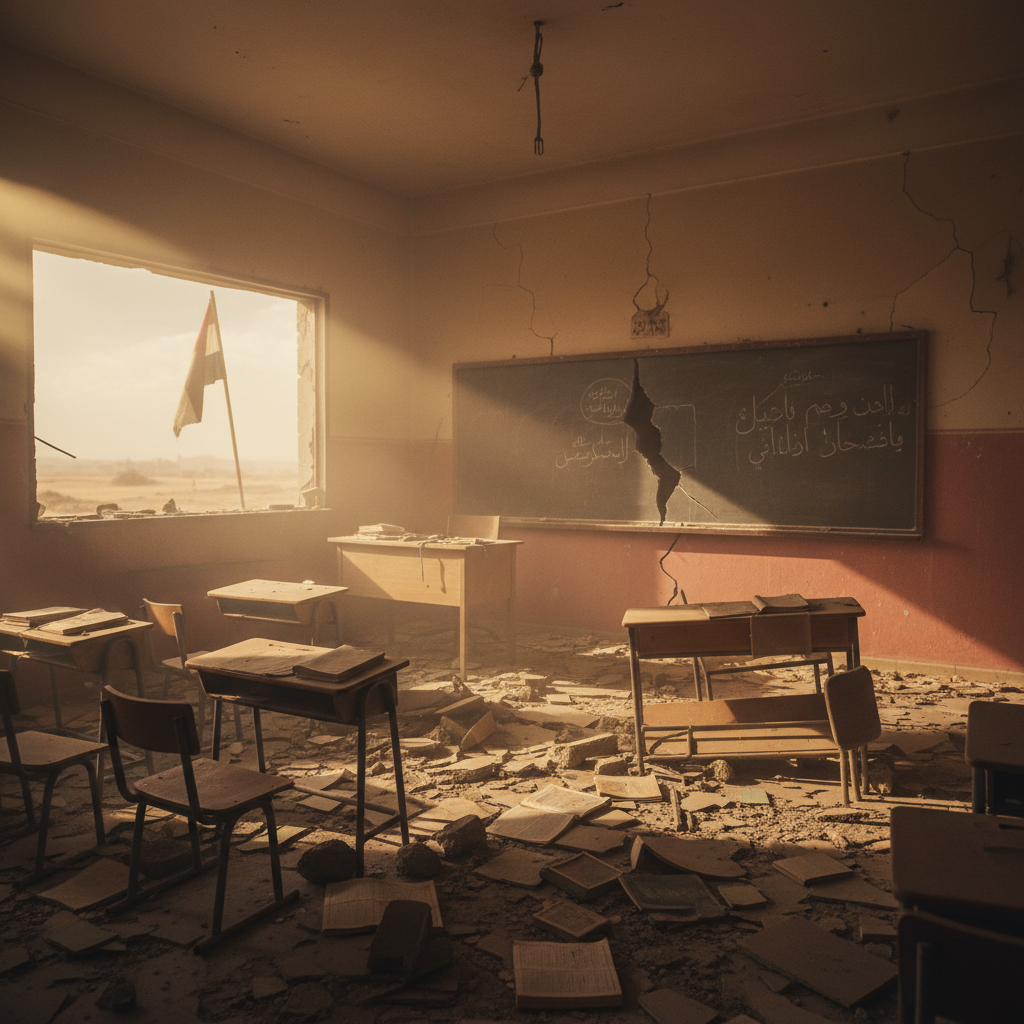 הפצצת בית ספר בבחר אל-בקר