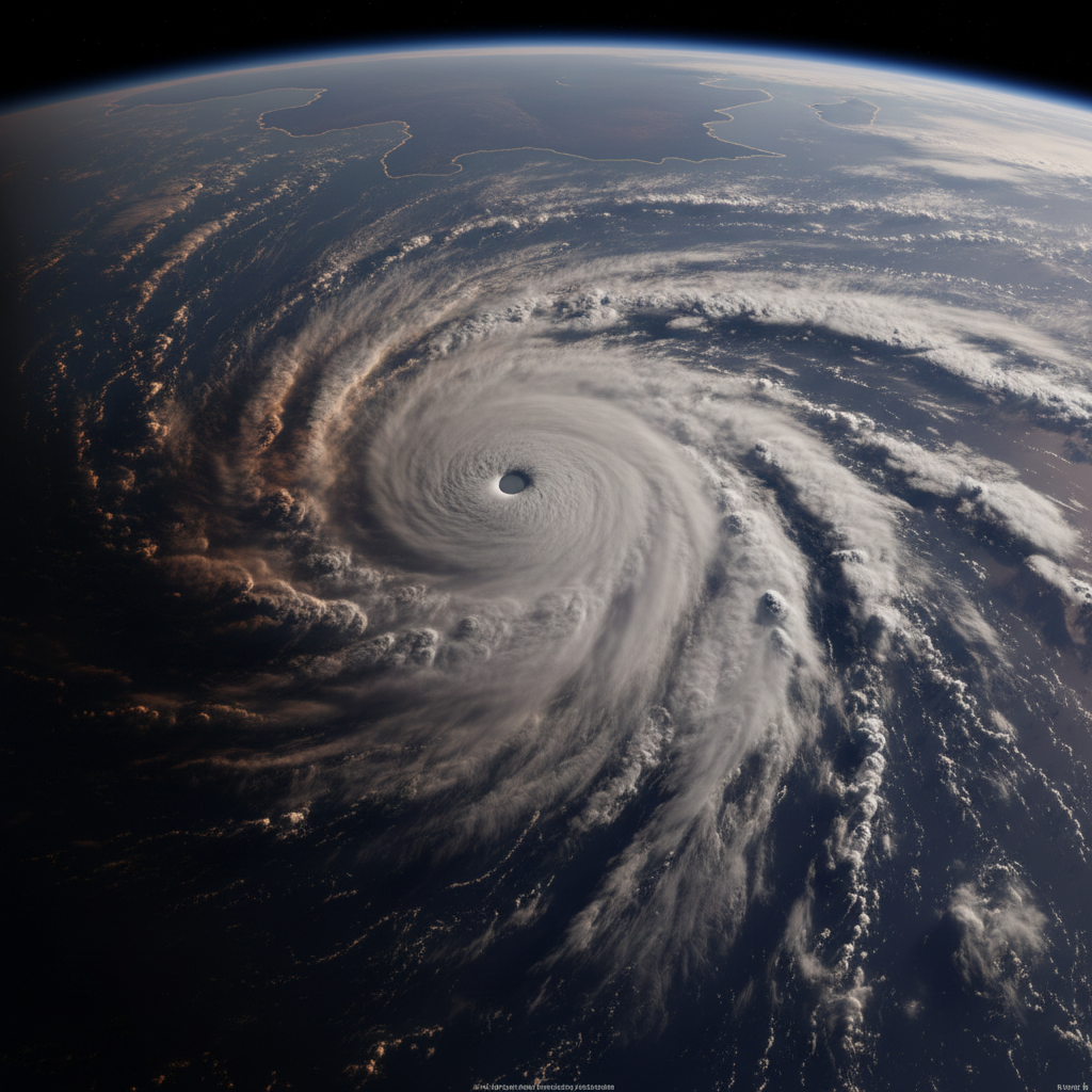 סופה טרופית נדירה מתפתחת באוקיינוס האטלנטי הדרומי