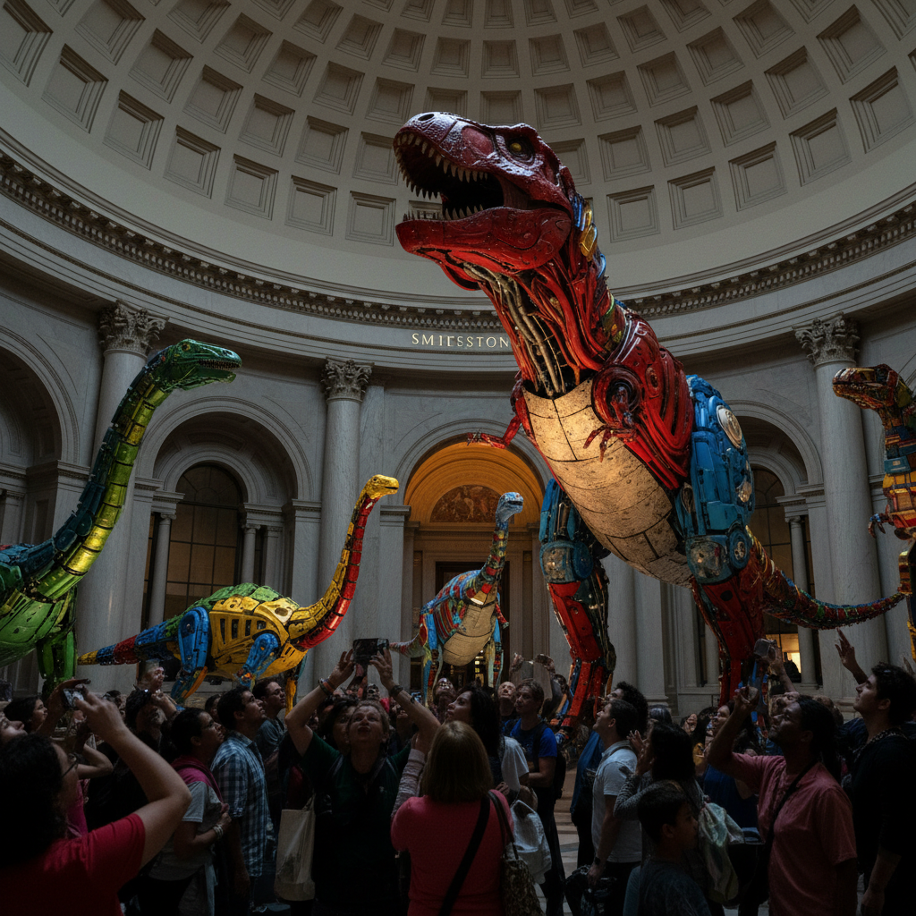 תערוכת הדינוזאורים של ג'ים גארי בסמיתסוניאן