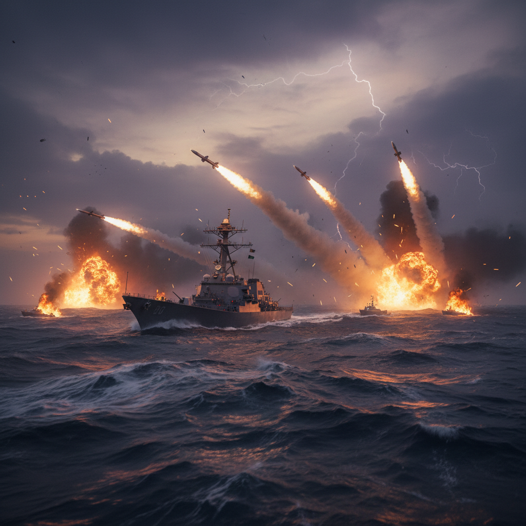 ארצות הברית פותחת במבצע גמל שלמה נגד איראן