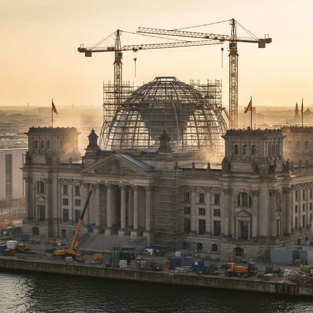 הבונדסטאג הגרמני חוזר לברלין