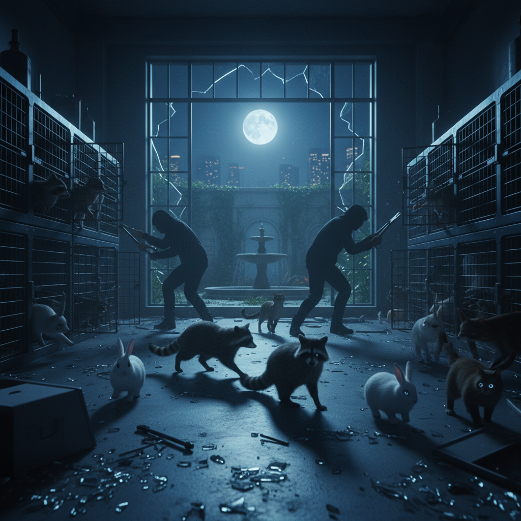 פשיטת ALF על מעבדת UC ריברסייד שחררה 467 בעלי חיים