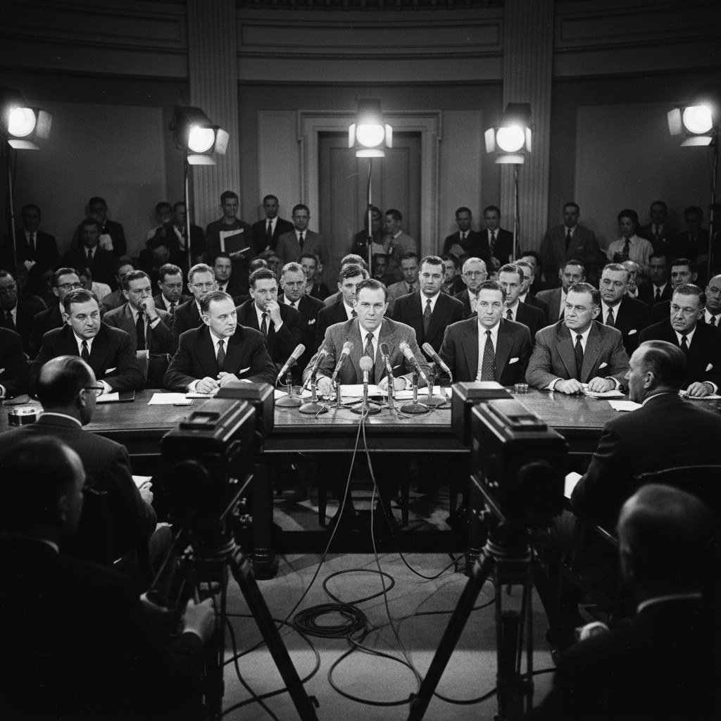 עדים החלו להעיד בשידור חי בדיוני מקארתי