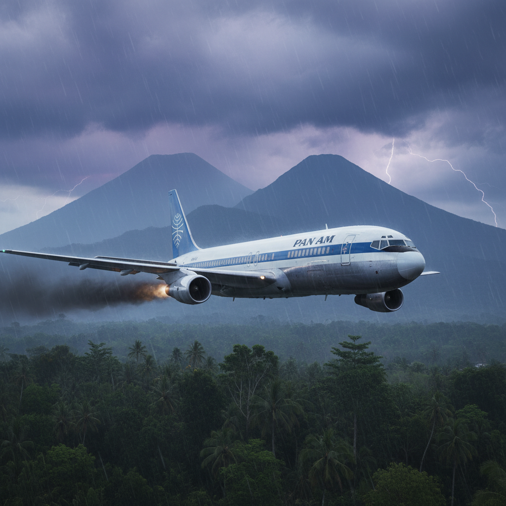 טיסת פאן אם 107 התרסקה בבאלי והרגה 107