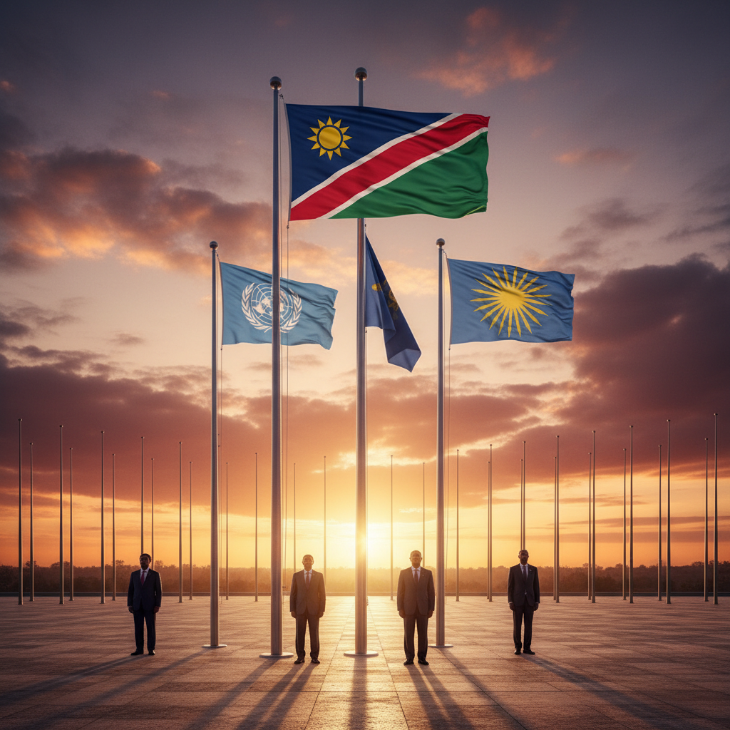 נמיביה מצטרפת לאו"ם ולחבר העמים הבריטי כחברה ה-160 וה-50