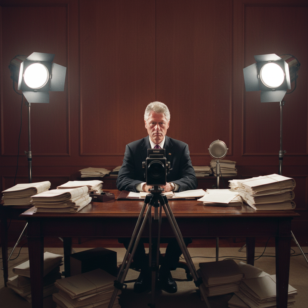 קלינטון מעיד בווידאו בפרשת ווייטווטר