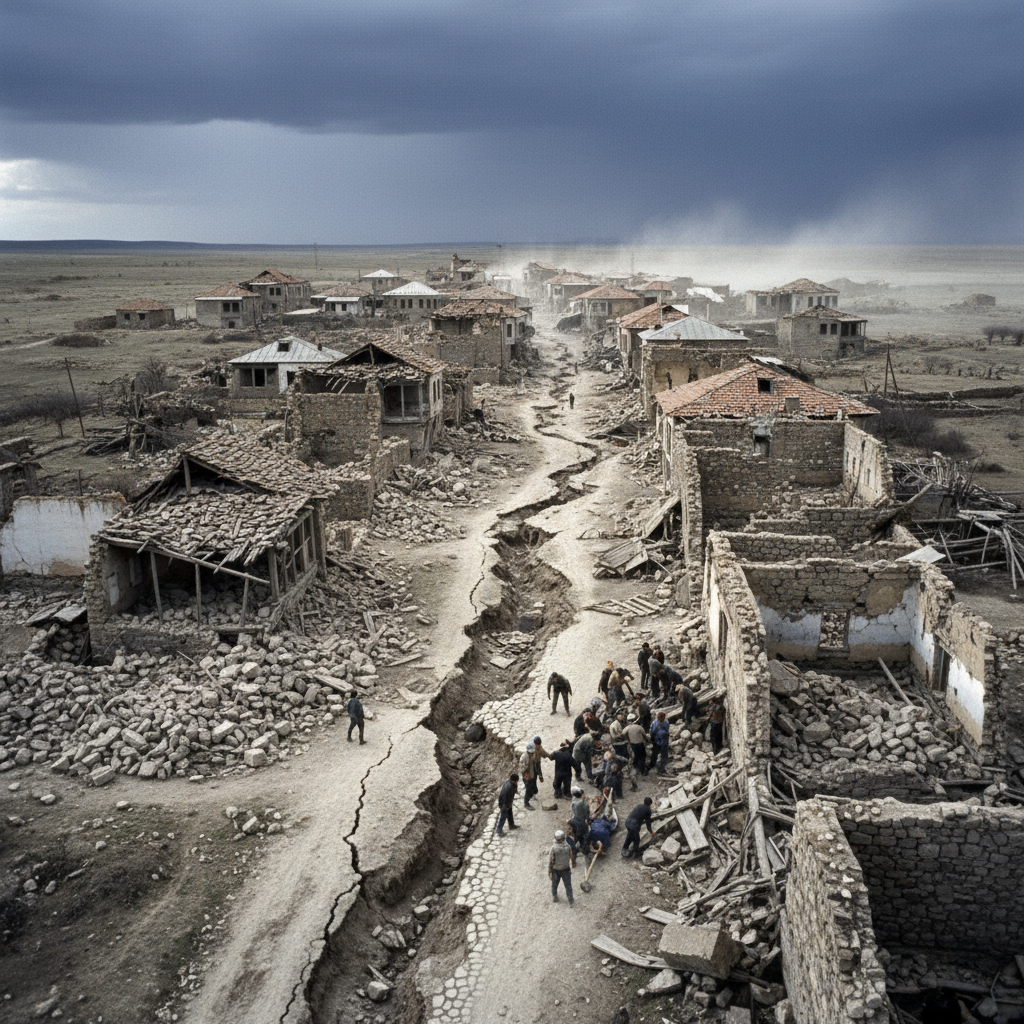 רעידת אדמה חזקה בגאורגיה הורגת 270 בני אדם